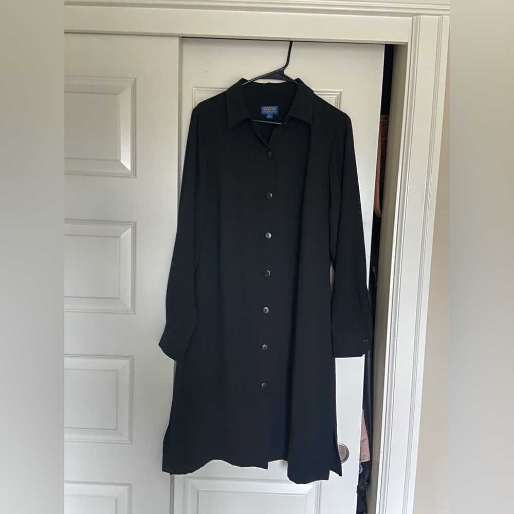 Pendleton Black Shirt Dress